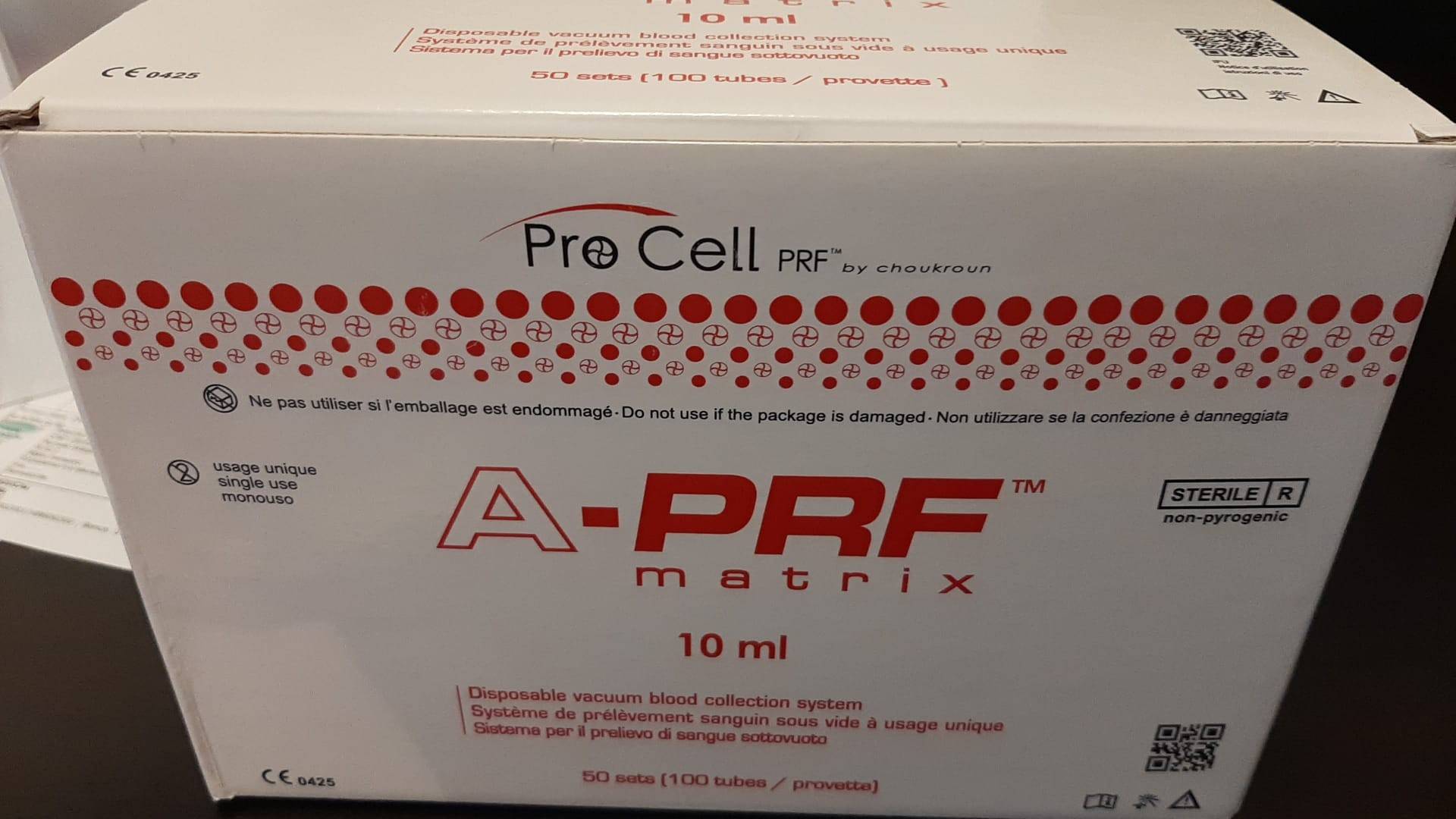A-PRF Choukroun - 100 eprubete - 10 ml