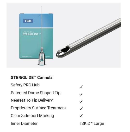 Canula - 22G - 38 mm - TSK - STERRiGLIDE - cutie 20 buc