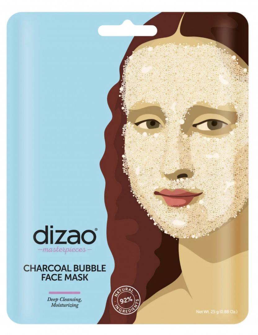 Masca Fata - Charcoal Bubble Mask - Bule Efervescente + Carbune - Dizao - 25 g