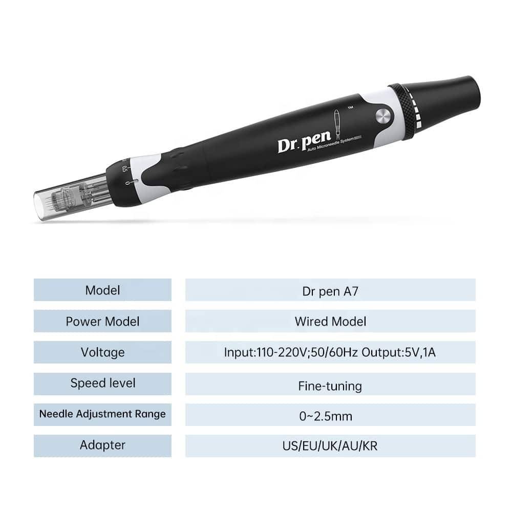 DermalPen - cu fir - Dr.Pen A7 - carcasa Aluminiu / Plastic