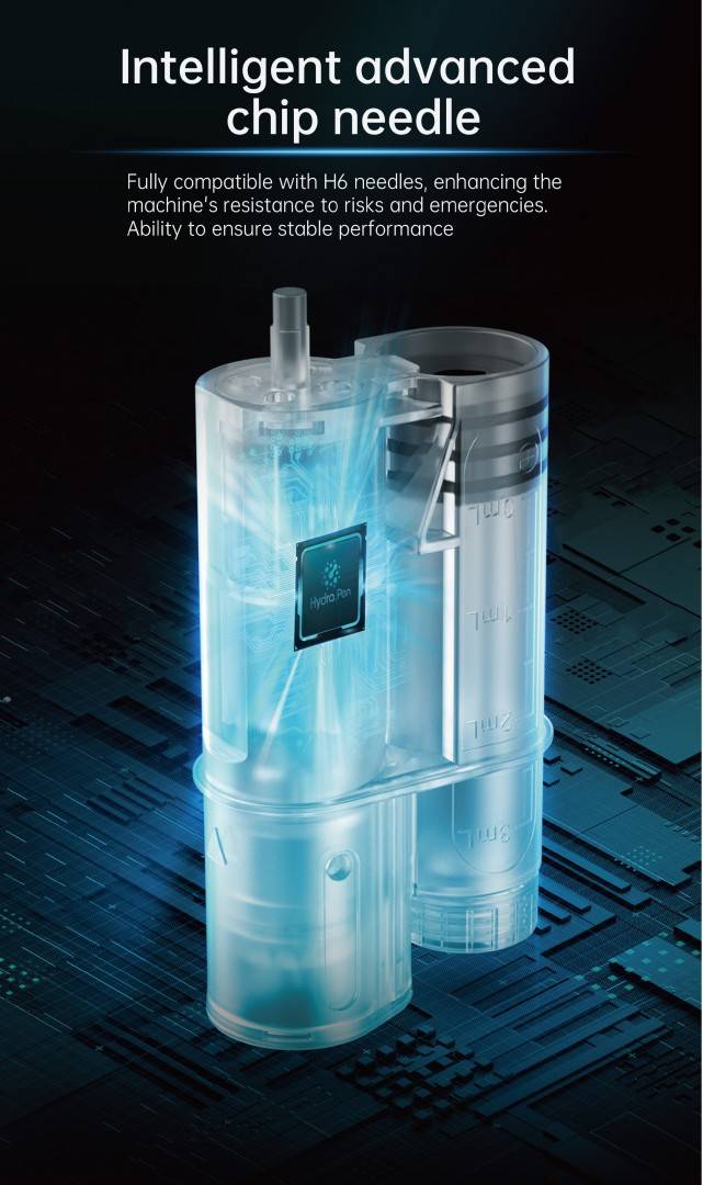 Dispozitiv Nano Rotund - Otel Inox - Hydra Pen H6 cu Rezervor Substanta
