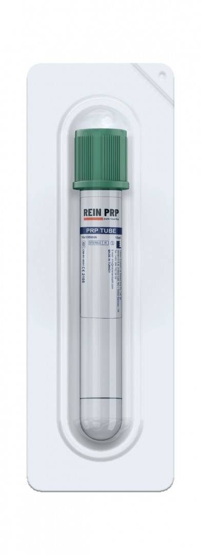 Eprubeta PRP - REIN - cu Anticoagulant ( fara gel ) - 10 ml x 5 bucati