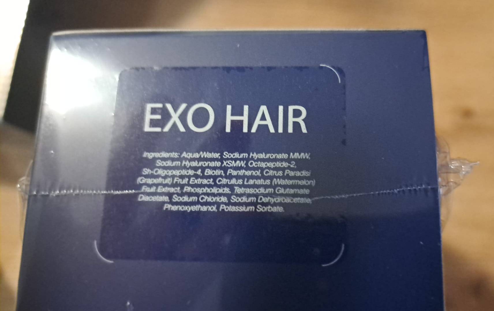 Exozomi - ExoGlow Exo Hair - 1 fiola 5 ml - Exozomi Plante + acid hialuronic HMW  +  LMW , peptide , biotin ...