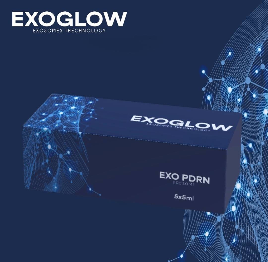 Exozomi - ExoGlow Exo PDRN - 1 fiola 5 ml - Exozomi Plante + acid hialuronic HMW  +  LMW , peptide , PDRN ...