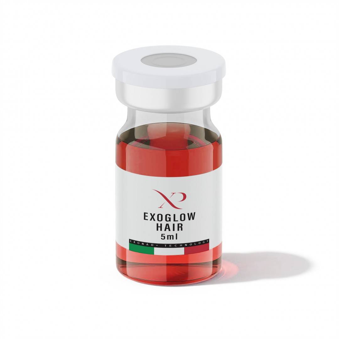 Exozomi - ExoNAd+ - ExoGlow Exo Hair - 1 fiola 5 ml - Exozomi Plante + acid hialuronic HMW + LMW , peptide , biotin , NAD+ ... 