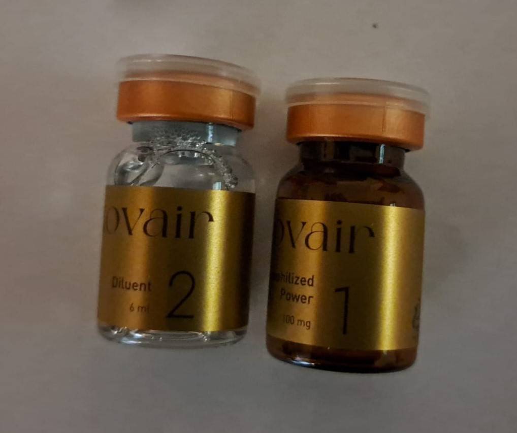 Exozomi - Exovair - Set - 1 fiola 100 mg - 8 miliarde exozomi si 1 fiola diluant 6ml - Atelocollagen , Amino Acizi