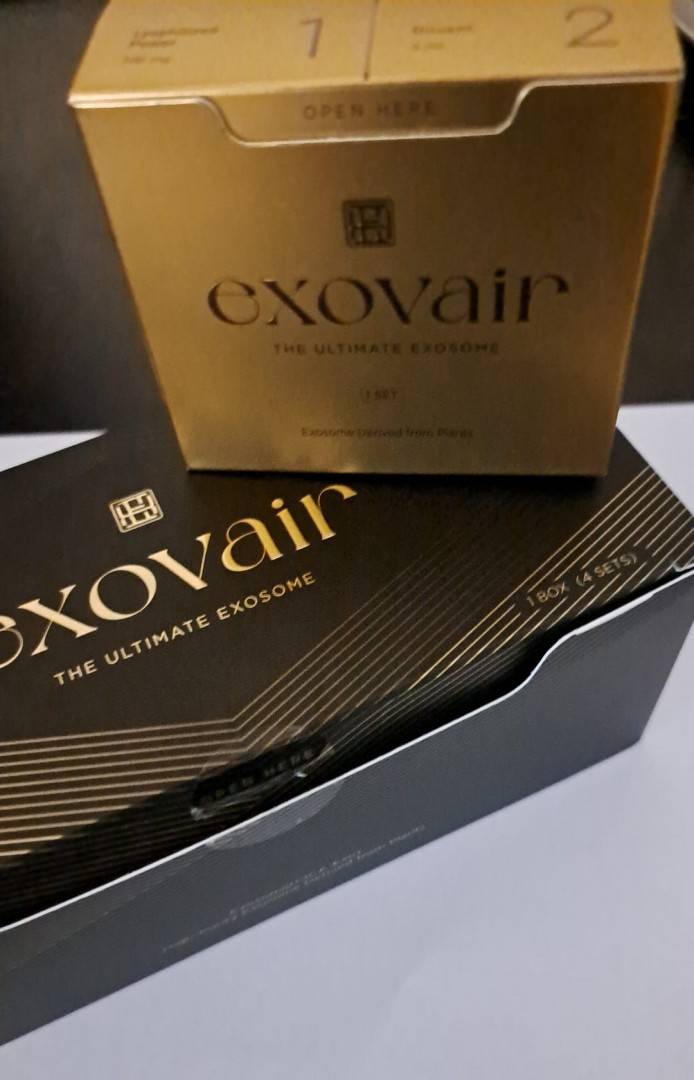 Exozomi - Exovair - Set - 1 fiola 100 mg - 8 miliarde exozomi si 1 fiola diluant 6ml - Atelocollagen , Amino Acizi