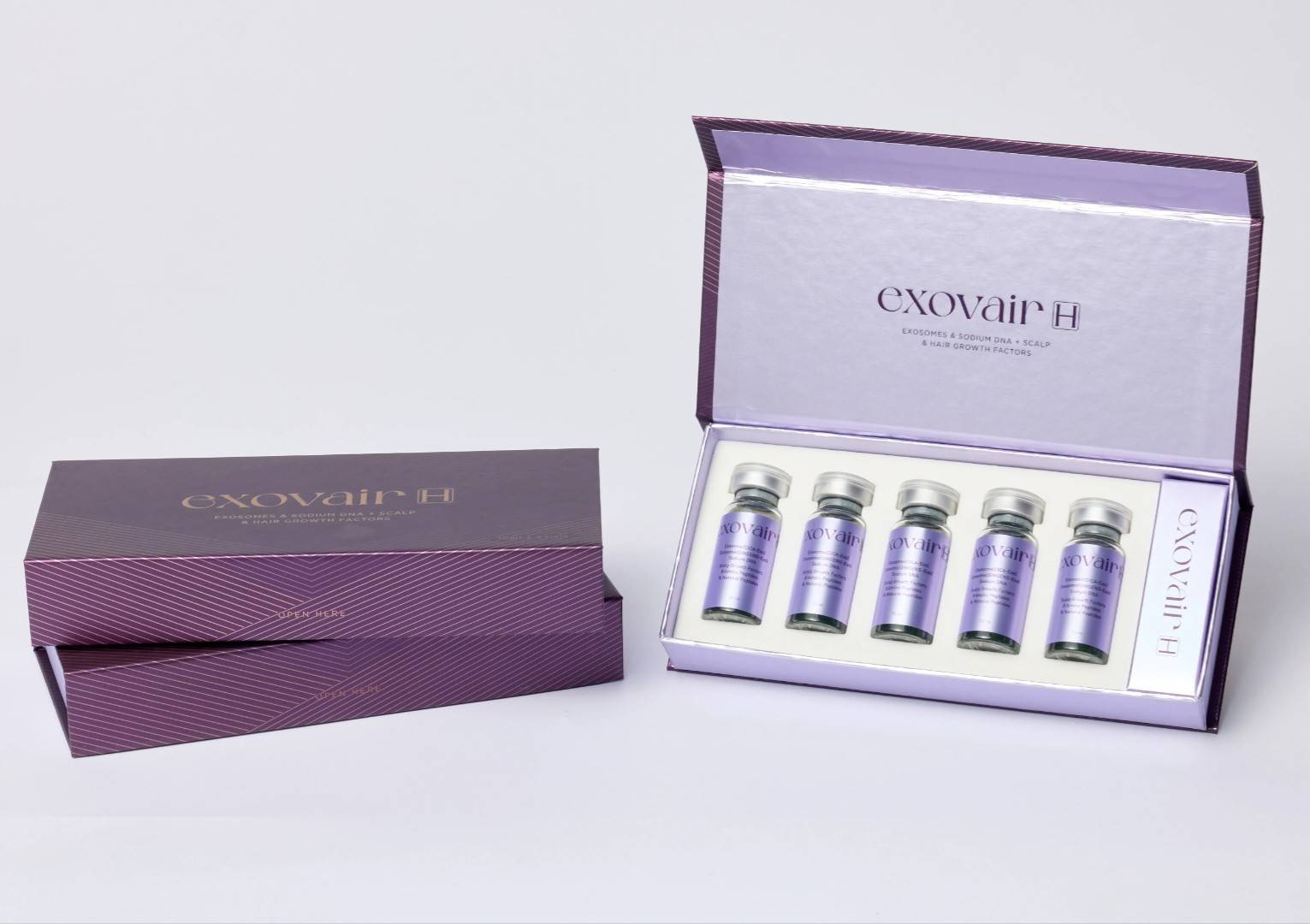 Exozomi - Exovair H ( hair ) - 1 fiola 10 ml - 5 miliarde exozomi si PDRN ,  aminoacizi , 5 enzime