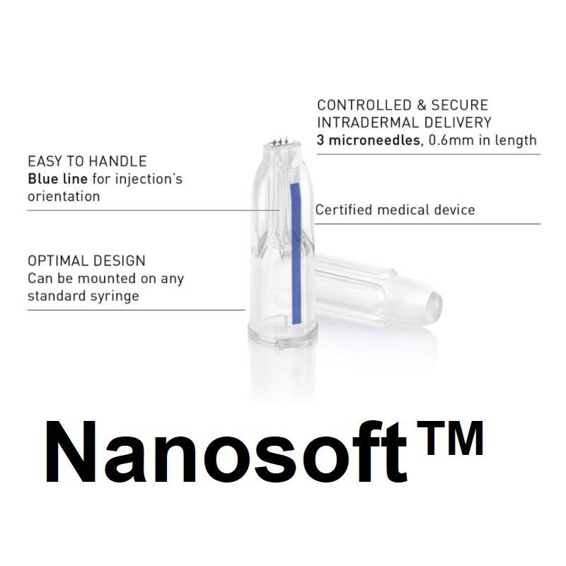 Fillmed Nanosoft Microneedles 0.6 mm - cutie 30 ace