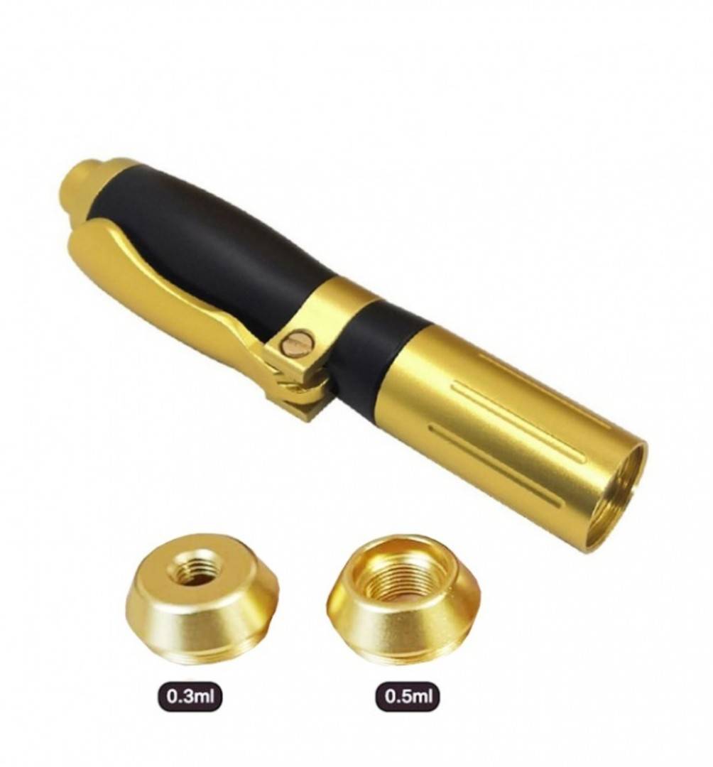 Hyaluron Pen - 2 in 1 - 0.3ml - 0.5ml - black gold