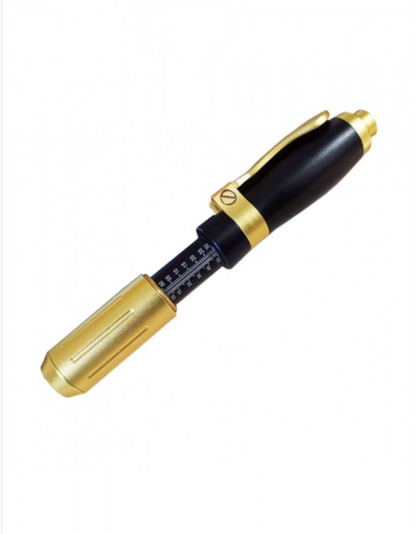 Hyaluron Pen - 2 in 1 - 0.3ml - 0.5ml - black gold