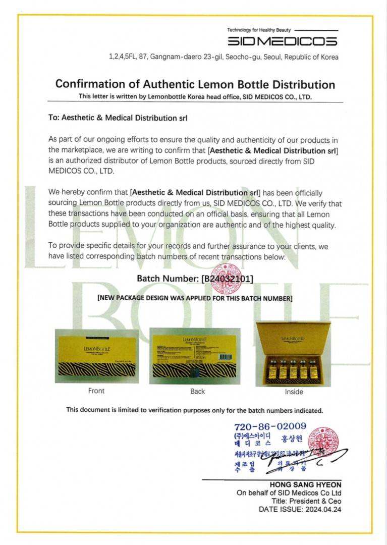 Lemon Bottle - 5 x cutie - 5 fiole x 10 ml