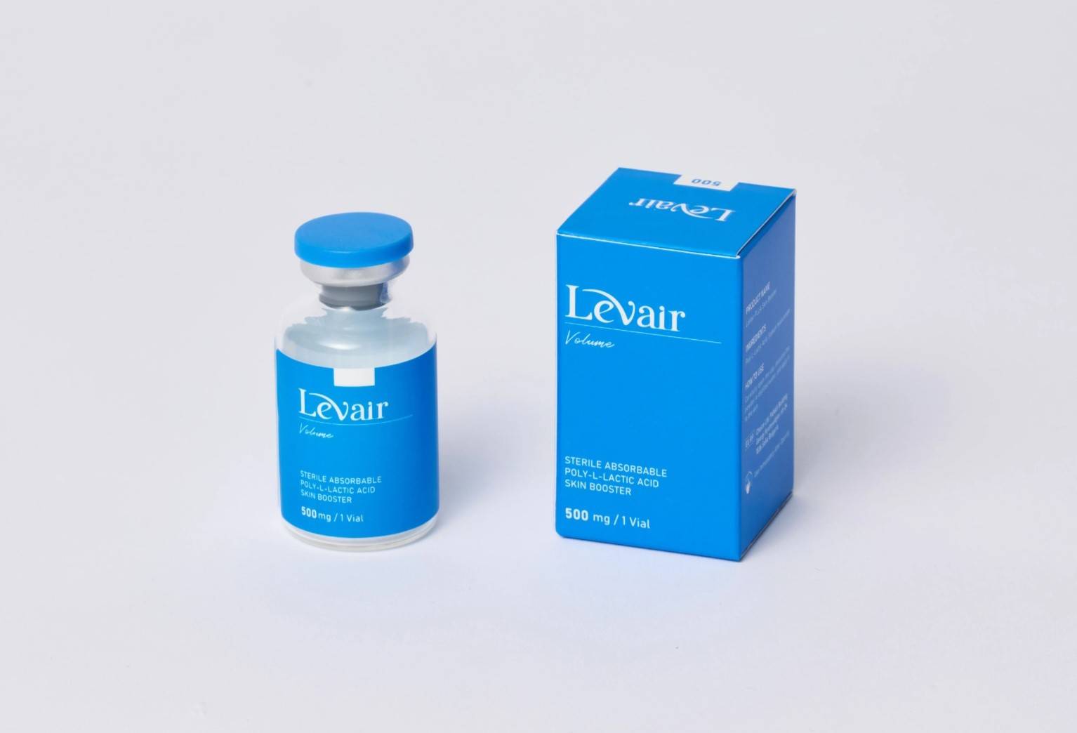 Levair Volume - PLLA filler + HA - pudra 500 mg - 350 mg PLLA + 150 mg HA - 22ml