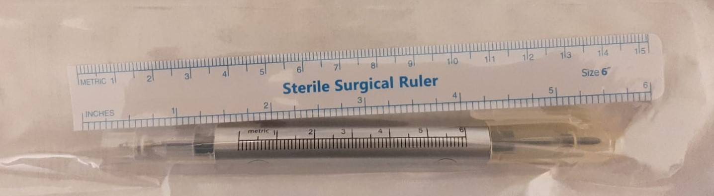 Marker chirurgical pt piele - Steril - 2 capete - 0.5 mm ; 1 mm 