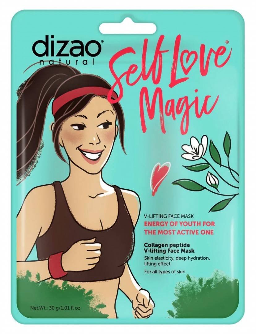 Masca Fata si Barbie - Colagen , Peptide , V-Lifting - Dizao - 30 g