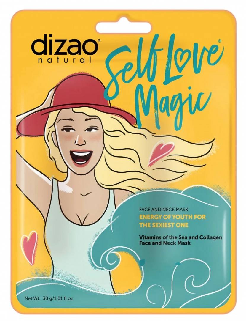 Masca fata si gat - Vitamine marine + Colagen - Dizao - 30 g