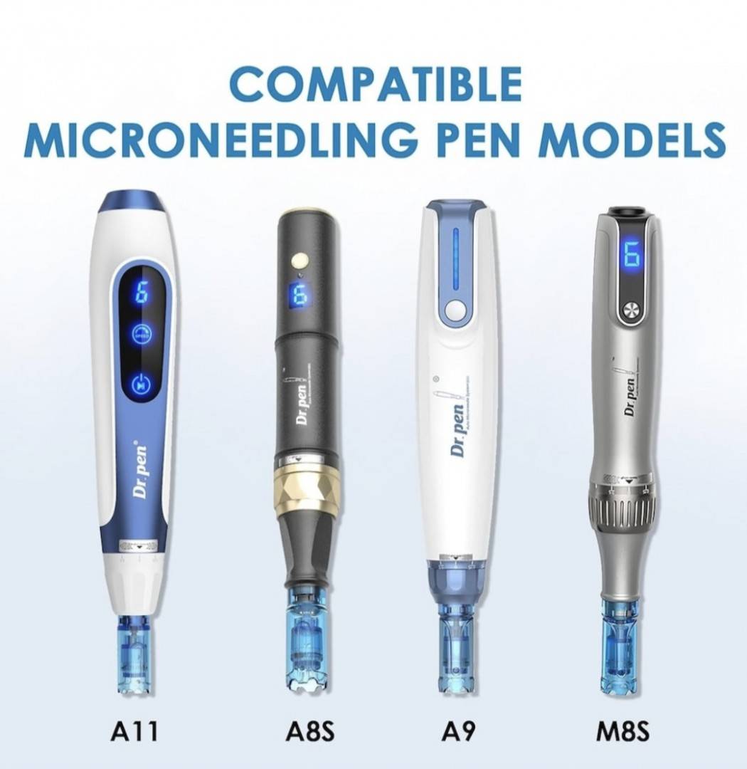 Set 3 buc - Cartuse rezerva pentru Dr Pen 12 ace - otel inox - sterile - unica folosinta - compatibile cu M8S / A8S / A9 / A11