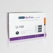 Seringa Verifine Mediq - cu ac 31G 8mm - 0.3 ml - cutie 100 buc